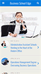 Mobile Screenshot of businessschooledge.com