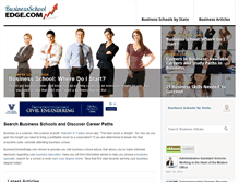 Tablet Screenshot of businessschooledge.com